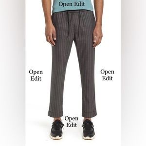 🆕OPEN EDIT - Men’s Elastic Waist Pinstripe Pants 🆕